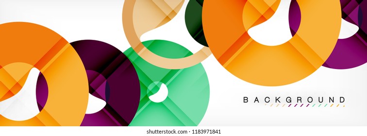 Modern geometrical abstract background, vector illustration