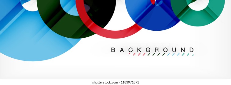 Modern geometrical abstract background, vector illustration