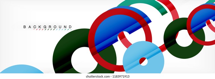 Modern geometrical abstract background, vector illustration