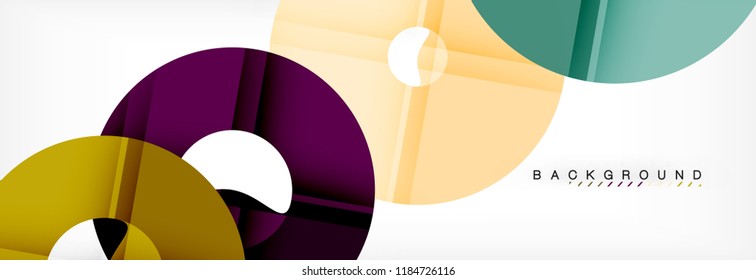 Moderner, geometrischer abstrakter Hintergrund, Vektorgrafik