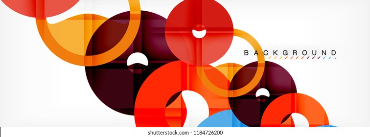 Modern geometrical abstract background, vector illustration