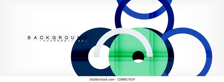 Modern geometrical abstract background, vector illustration