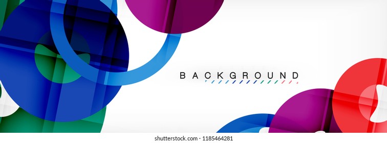 Modern geometrical abstract background, vector illustration