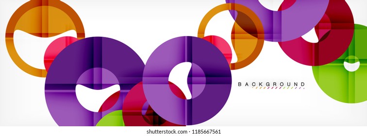 Modern geometrical abstract background, vector illustration