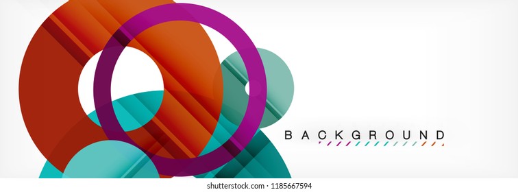 Moderner, geometrischer abstrakter Hintergrund, Vektorgrafik