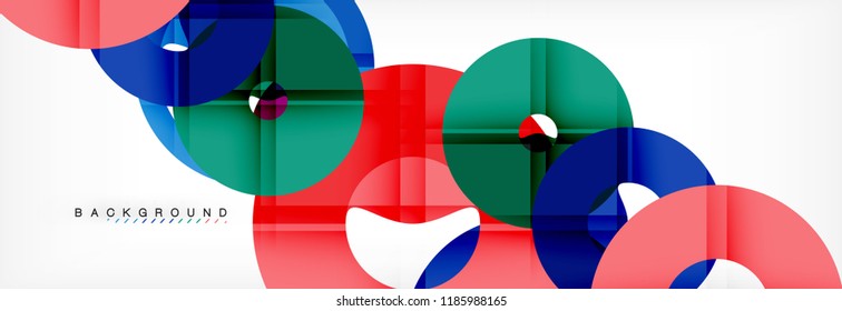 Modern geometrical abstract background, vector illustration