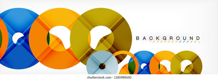 Modern geometrical abstract background, vector illustration