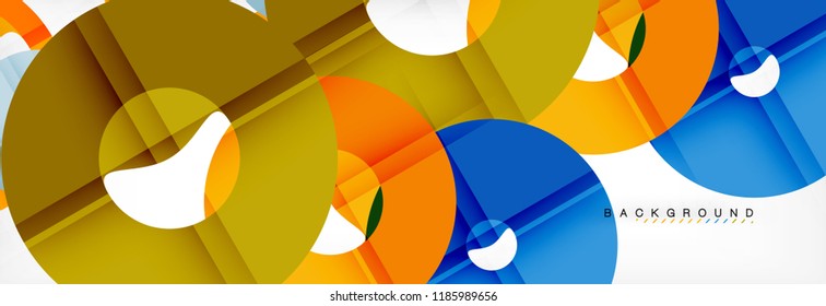 Fundo abstrato geométrico moderno, ilustração vetorial