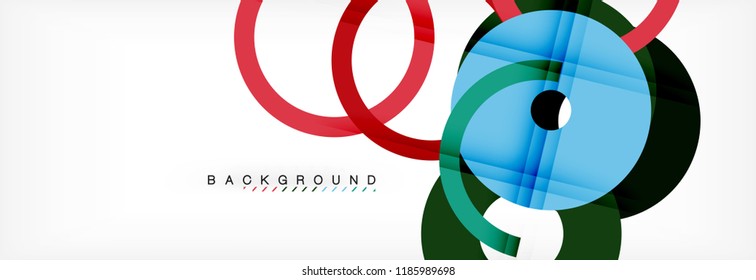 Modern geometrical abstract background, vector illustration