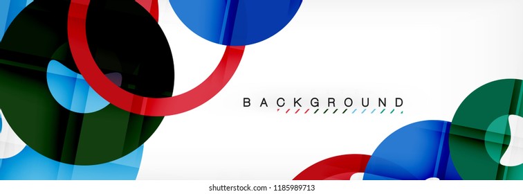 Modern geometrical abstract background, vector illustration