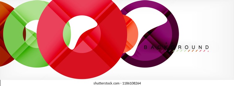 Modern geometrical abstract background, vector illustration
