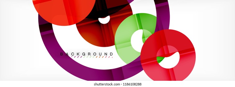 Fondo abstracto geométrico moderno, ilustración vectorial