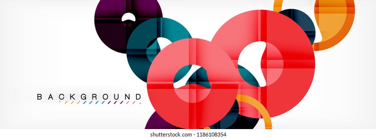 Modern geometrical abstract background, vector illustration