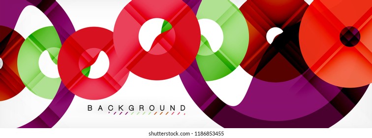 Modern geometrical abstract background, vector illustration