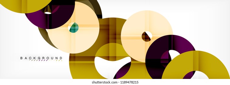 Modern geometrical abstract background, vector illustration