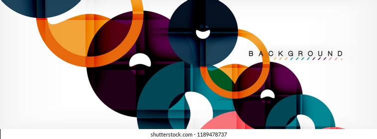 Modern geometrical abstract background, vector illustration