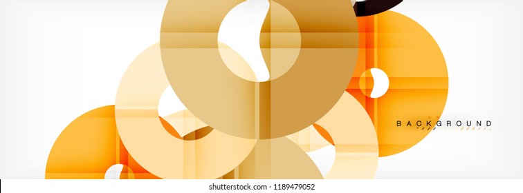 Modern geometrical abstract background, vector illustration