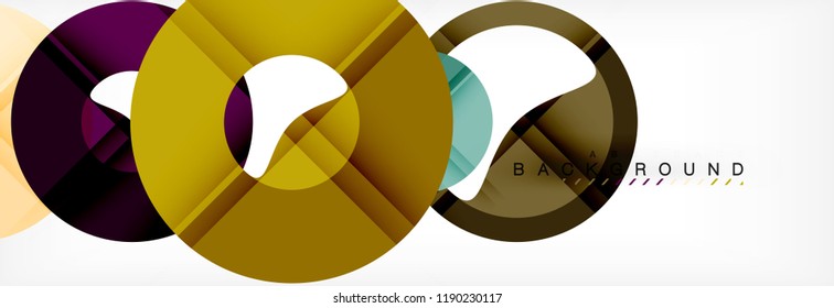 Modern geometrical abstract background, vector illustration