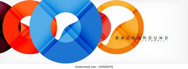 Modern geometrical abstract background, vector illustration