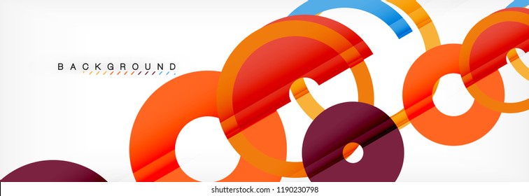 Modern geometrical abstract background, vector illustration