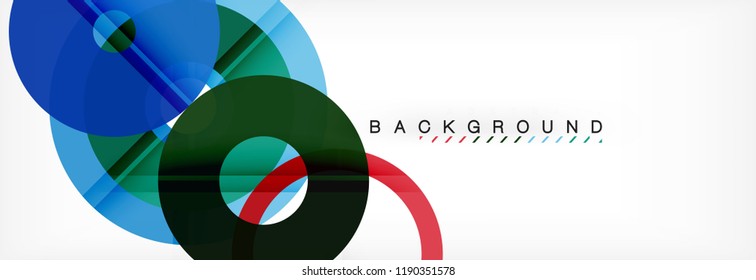 Modern geometrical abstract background, vector illustration