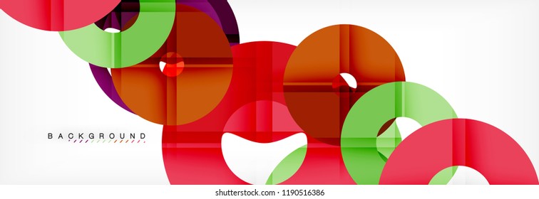 Modern geometrical abstract background, vector illustration