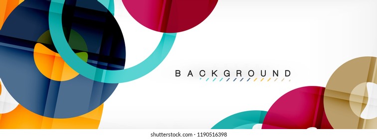Modern geometrical abstract background, vector illustration