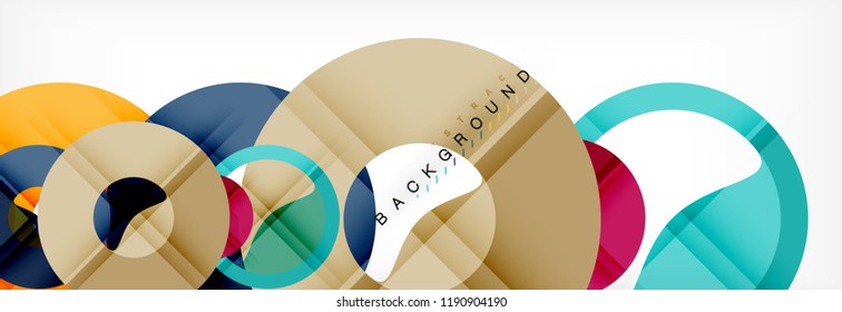 Modern geometrical abstract background, vector illustration