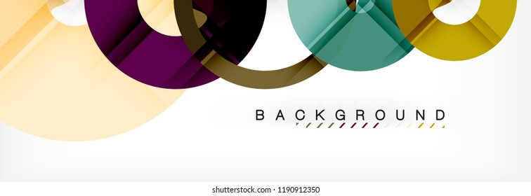 Modern geometrical abstract background, vector illustration