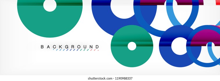 Modern geometrical abstract background, vector illustration