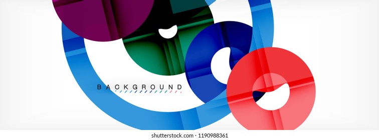 Modern geometrical abstract background, vector illustration
