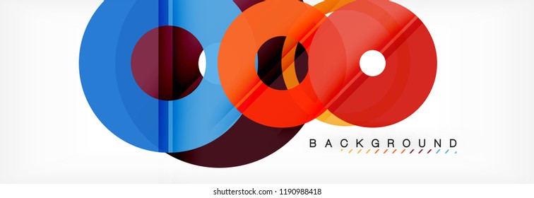 Modern geometrical abstract background, vector illustration