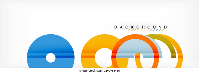 Modern geometrical abstract background, vector illustration