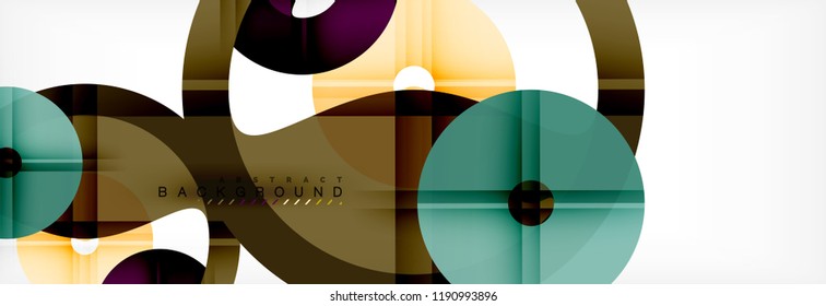 Moderner, geometrischer abstrakter Hintergrund, Vektorgrafik