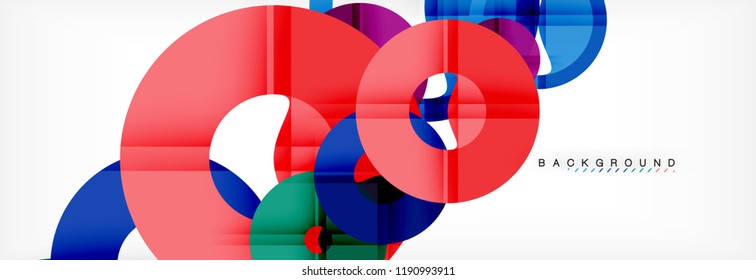 Modern geometrical abstract background, vector illustration