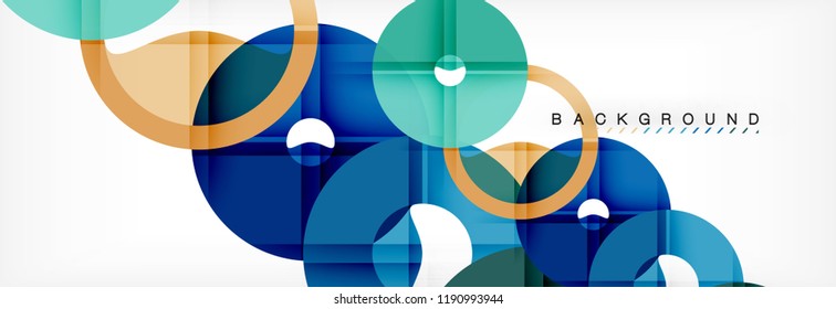 Modern geometrical abstract background, vector illustration