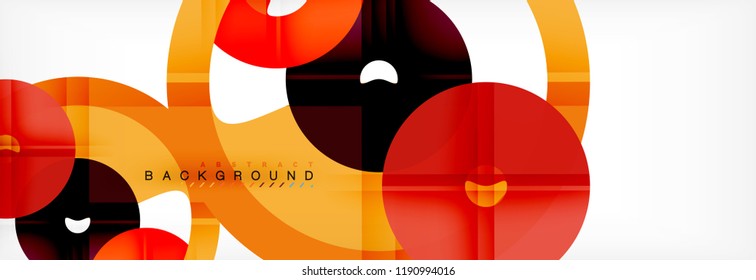 Modern geometrical abstract background, vector illustration