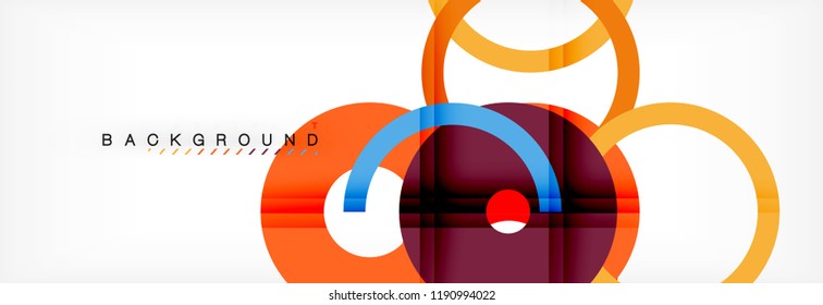 Modern geometrical abstract background, vector illustration