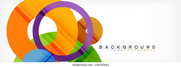 Modern geometrical abstract background, vector illustration