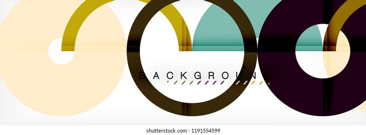 Modern geometrical abstract background, vector illustration