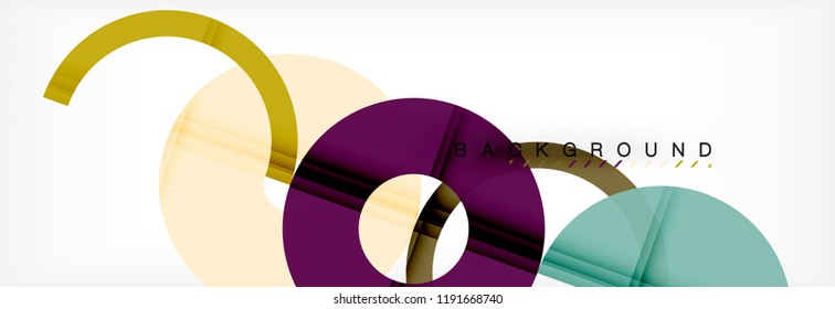 Modern geometrical abstract background, vector illustration