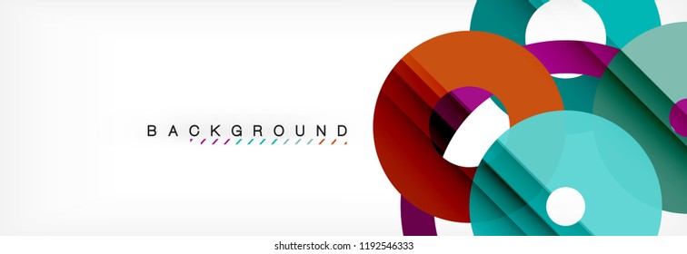 Modern geometrical abstract background, vector illustration