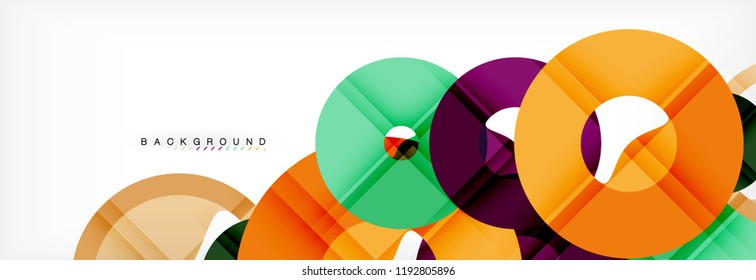Modern geometrical abstract background, vector illustration