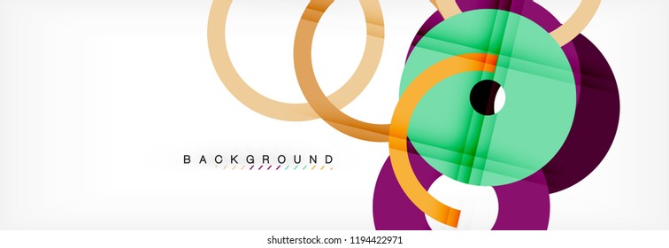 Modern geometrical abstract background, vector illustration