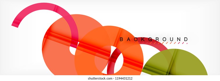 Modern geometrical abstract background, vector illustration