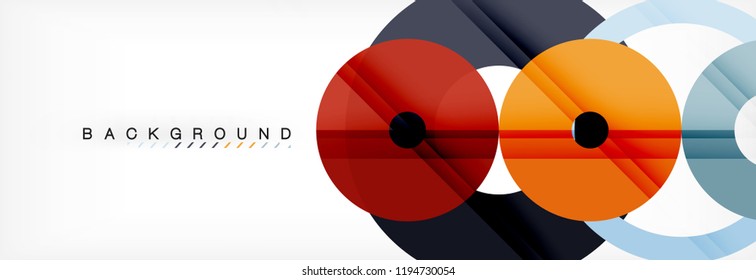 Modern geometrical abstract background, vector illustration