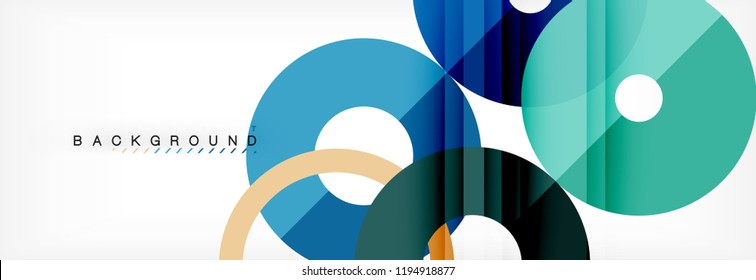 Modern geometrical abstract background, vector illustration