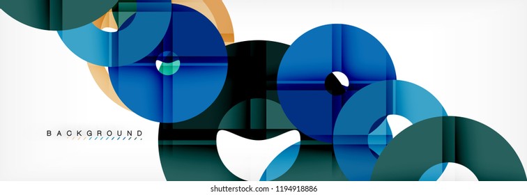 Modern geometrical abstract background, vector illustration