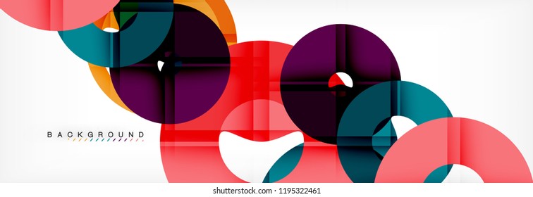 Modern geometrical abstract background, vector illustration