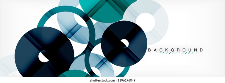 Modern geometrical abstract background, vector illustration
